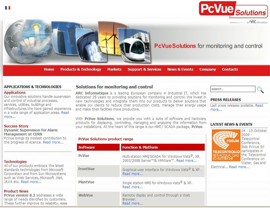 ARC INFORMATIQUE Website – www.pcvuesolutions.com | Industry Indonesia